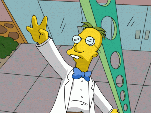 Professor Frink, numerical genius.