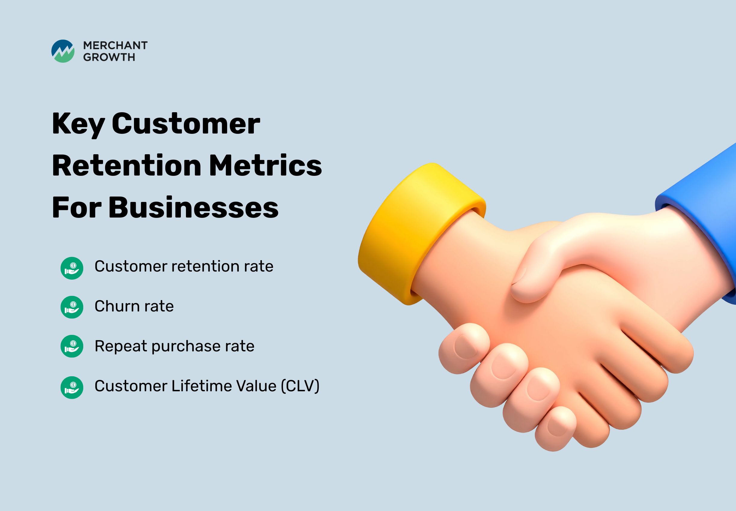 Infographic of Key Customer Metrics