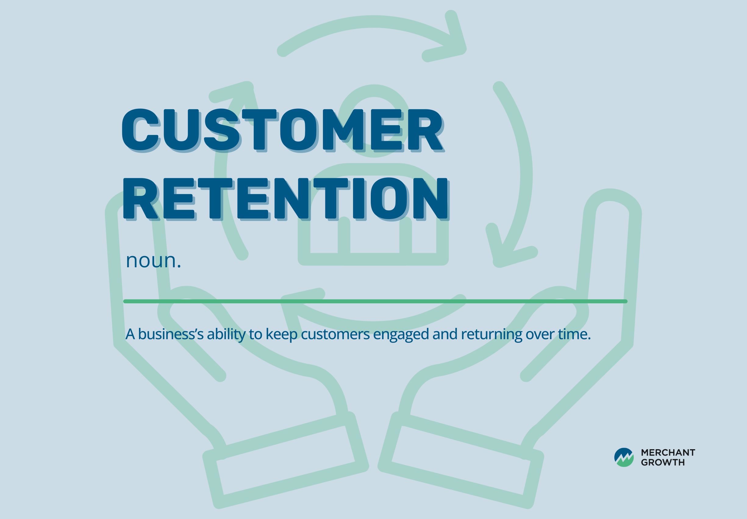 Definition of Customer Retention Infographic