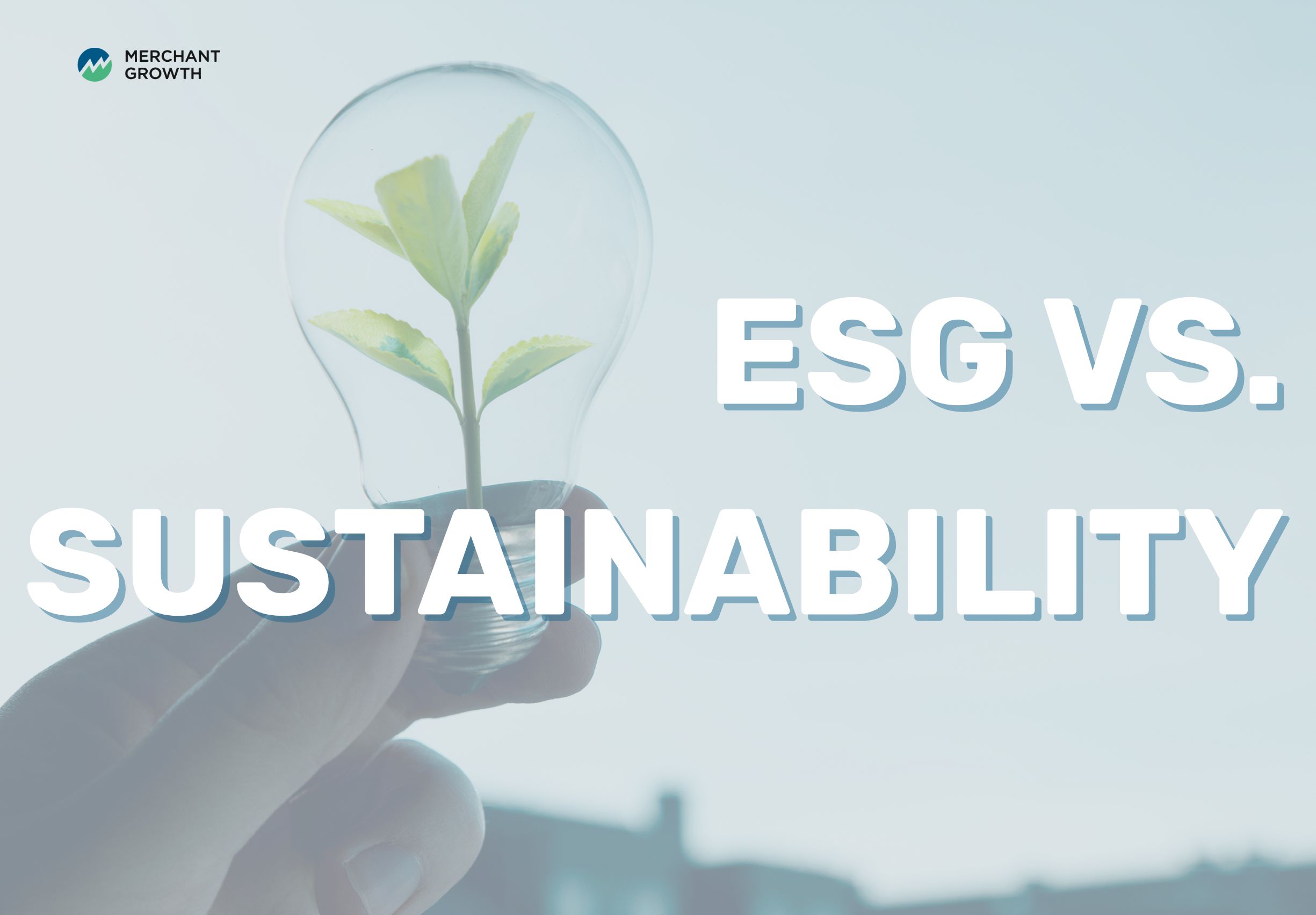 ESG vs. sustainability title image
