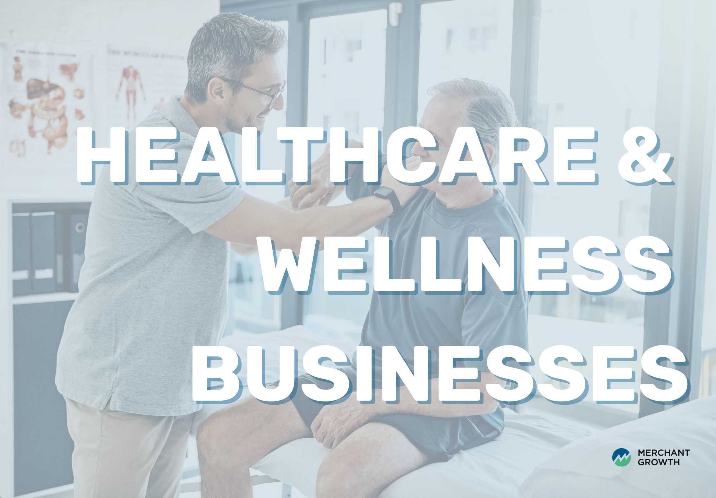 Healthcare and wellness businesses title image
