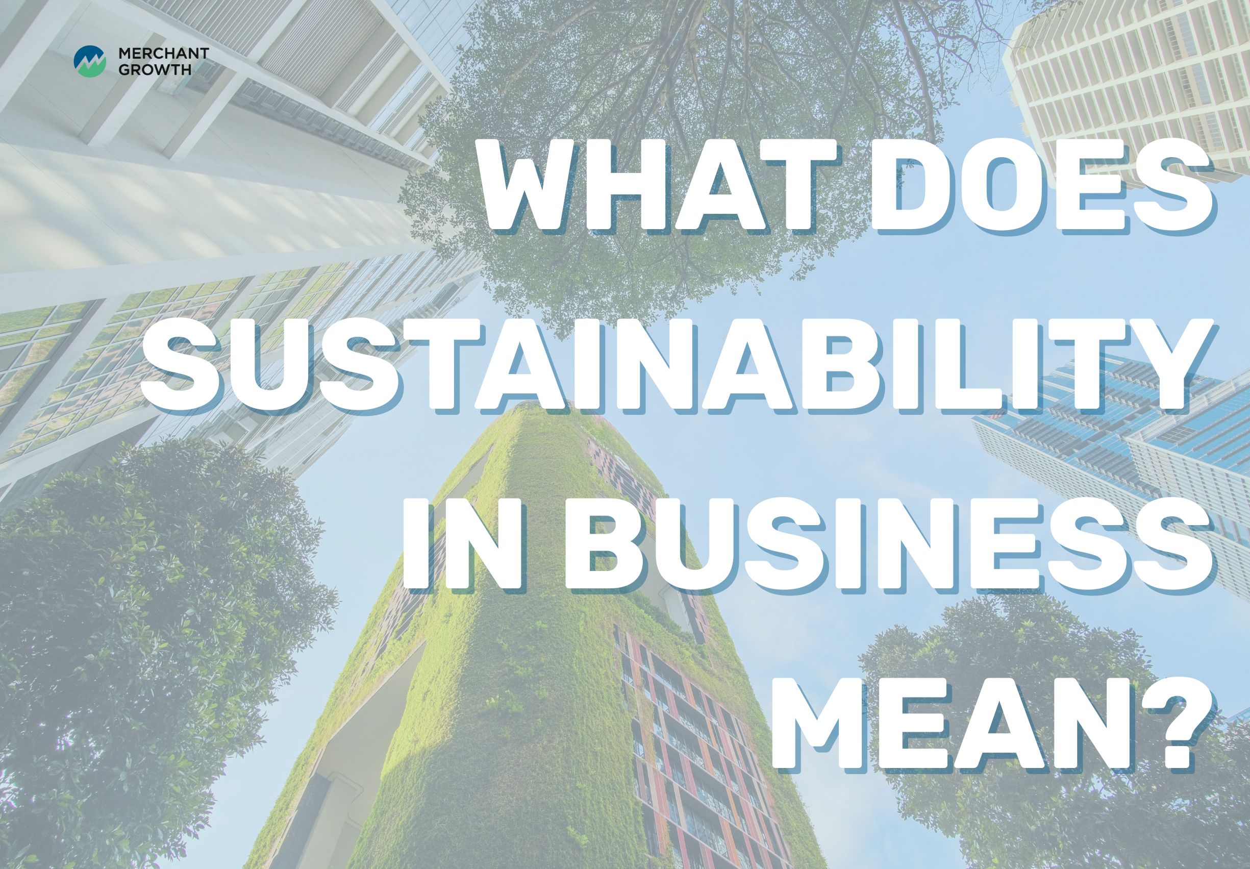 What does sustainability in business mean title image