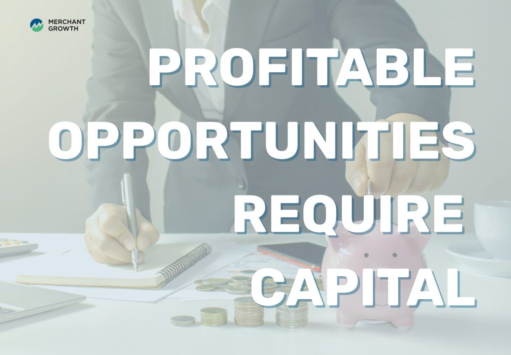 Profitable opportunity requires capital title image